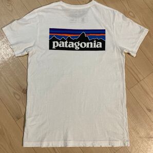 パタゴニア Patagonia P-6ロゴ Tシャツ 白 Mサイズ 美品 ユニセックス