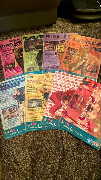 一番くじ ジョジョの奇妙な冒険 L賞 クリアポスター(8種)