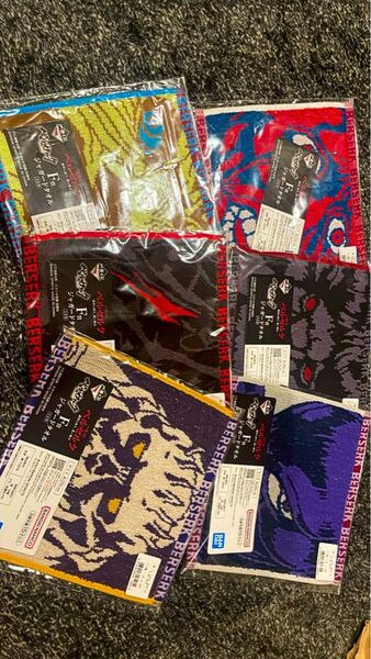 一番くじ ベルセルク 運命に抗う、黒い剣士F賞 ジャガードタオル(コンプ)