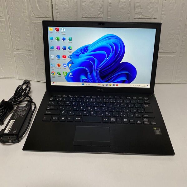 Windows11 オフィス2024年 Core i5 SSD SONY VAIOノートPC FHD画面 Bluetooth有り