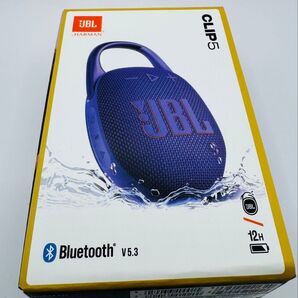 JBL Clip5 ポータブルBluetooth スピーカー☆カラー: 公式限定 パープル 新品開封済未使用