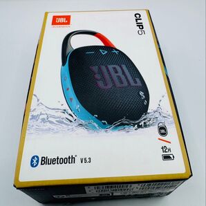 ☆JBL Clip5 ポータブルBluetooth スピーカー☆カラー: 公式限定. ブルーブラック 新品開封済未使用