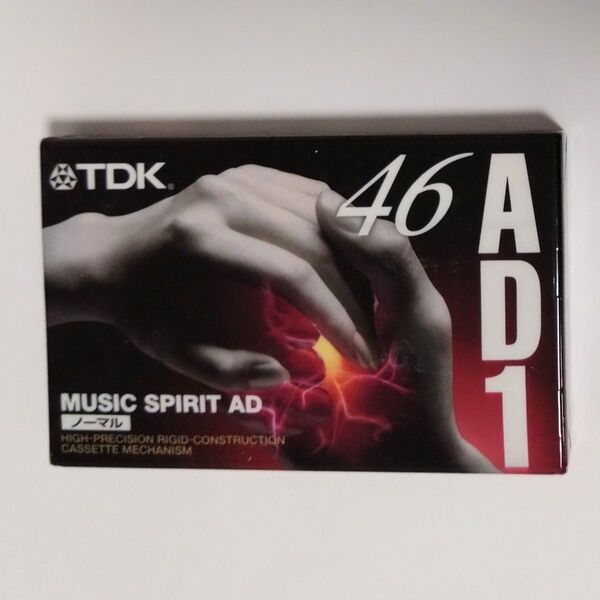 未開封新品 TDK AD1 46分 ノーマルポジション 録音用カセットテープ(TYPE-I)