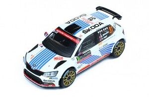 ■イクソ 1/43 2017 シュコダファビア R5 #31 A.ミケルセン ラリーモンテカルロ WRC2クラス優勝