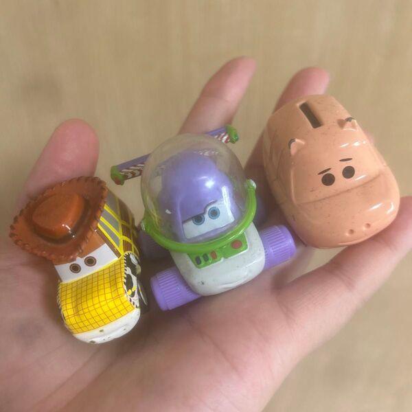 カーズ トミカ マテル トイストーリー 廃盤 ミニカー カーズミニカー バズ ウッディ ハム