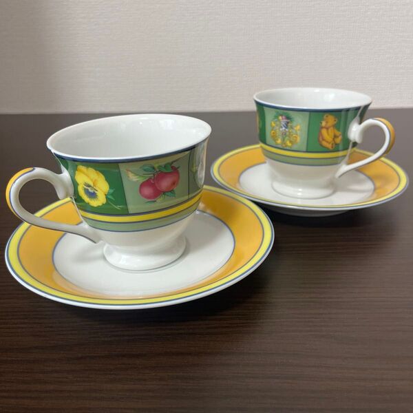 ナルミ ティーカップ&ソーサー 2セット FineChina