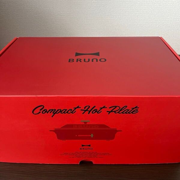 ブルーノ コンパクトホットプレート レッド