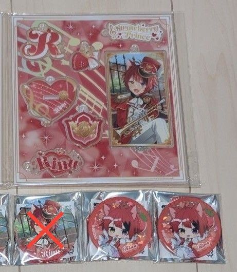 すとぷり 莉犬 Spring カスタムアクリルチャーム 缶バッジ
