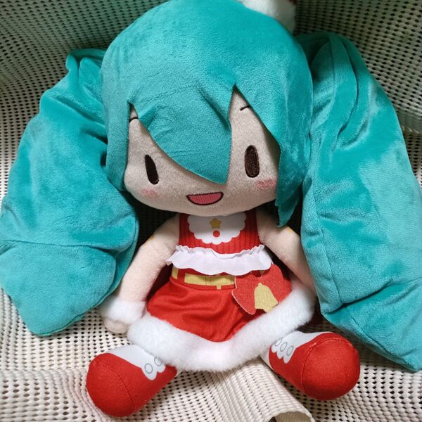 【30cm】初音ミク クリスマス ふわぷちぬいぐるみ Lサイズ