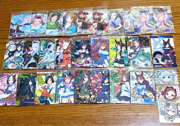 ウエハースカード ウマ娘プリティーダービー ウマ娘 シール 30枚セット