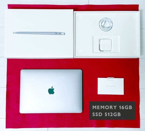 【箱有り/動作確認済み】Apple(アップル)MacBook Air M1 メモリ16GB SSD 512GB