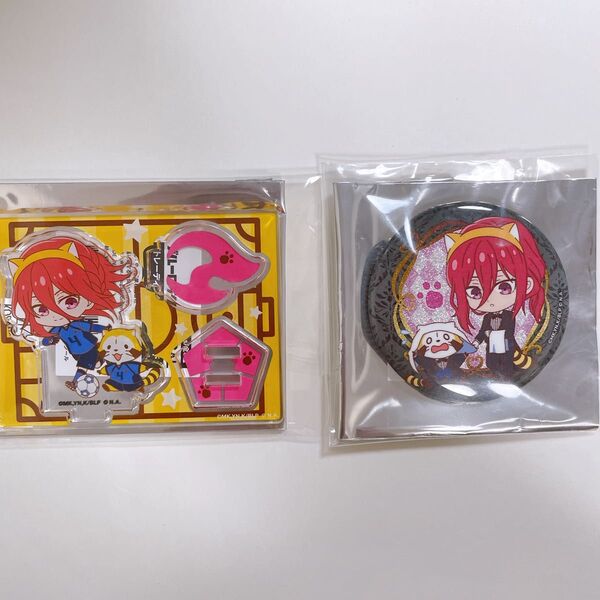 ブルーロック ラスカル Chugai Grace Cafe ミニキャラアクリルスタンド アクスタ 缶バッジ 千切