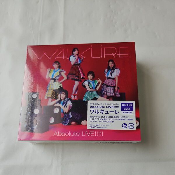 ワルキューレ / マクロスΔ ライブベストアルバム Absolute LIVE!!!!!(初回限定盤/4CD+Blu-ray)