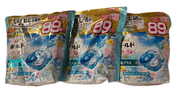 ボールド ジェルボール3D 詰め替え テラジャンボ 89個入り×3個セット(267個) まとめ買い ②