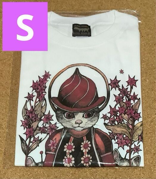 ボリス雑貨店Tシャツ JUNK WORLD BORISくんとギュスターヴくん サイズS ヒグチユウコ