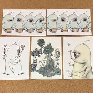 ヒグチユウコ ひとつめちゃんポストカード 5枚 ひとつめ内職工場 ボリス雑貨店