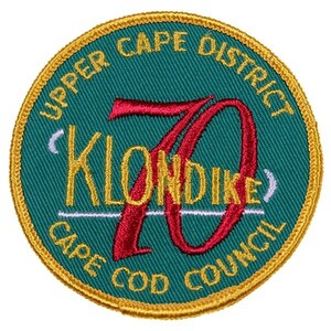 ZG20 UPPER CAPE DISTRICT CAPE COD COUNCIL KLONDIKE 丸形 ビンテージ ワッペン パッチ ロゴ エンブレム アメリカ 米国 USA 輸入雑貨