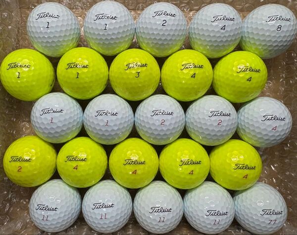 タイトリスト ロストボール 25球 PROV1 PRO V1x