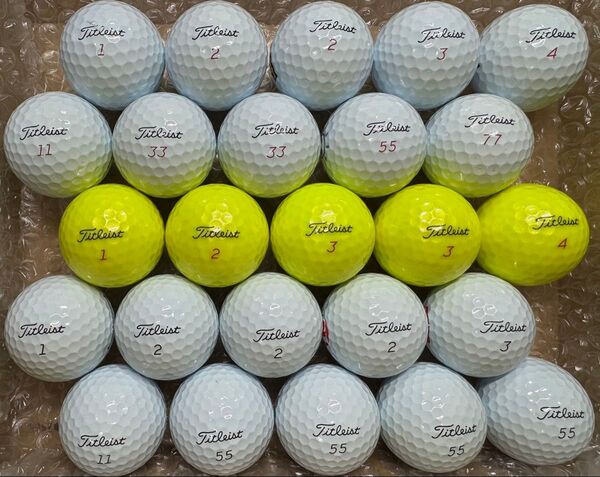 タイトリスト ロストボール 25球 PROV1X PRO V1