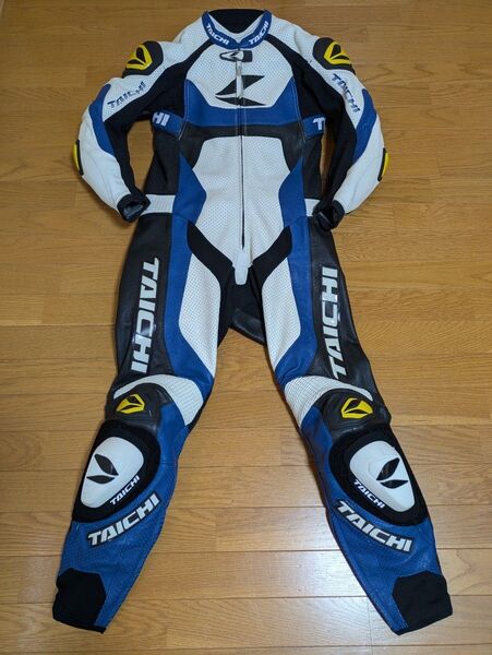 レーシングスーツ MW 50 サイズ RSタイチ TAICHI ブルー MFJ公認 革ツナギ 美品