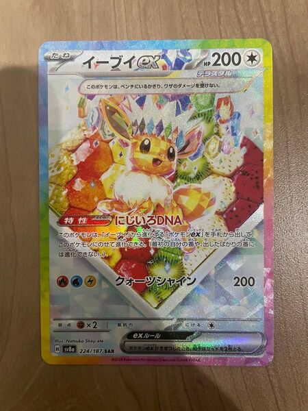 ポケモンカードゲーム イーブイex SAR テラスタルフェスex
