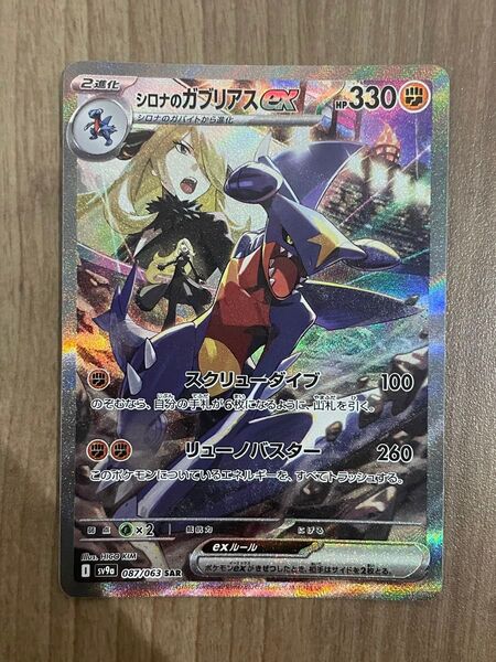 ポケモンカード シロナのガブリアスex SAR