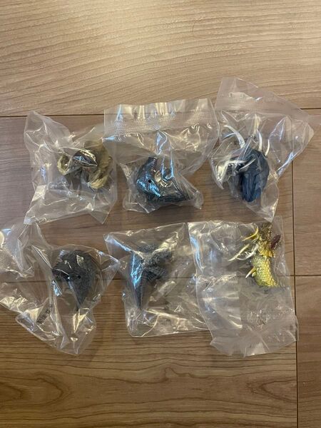一番くじ ゴジラ大怪獣列伝G G賞 モンスターヘッドマグネット 全6種類セット コンプリート