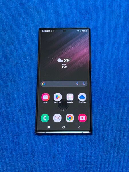 国内版 galaxy s22 ultra simフリー256GB バーガンディ②