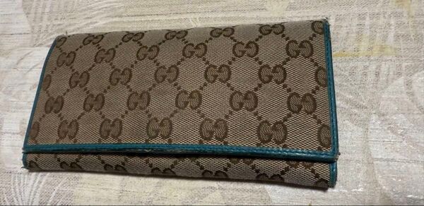 美品!! GUCCI 二つ折り長財布
