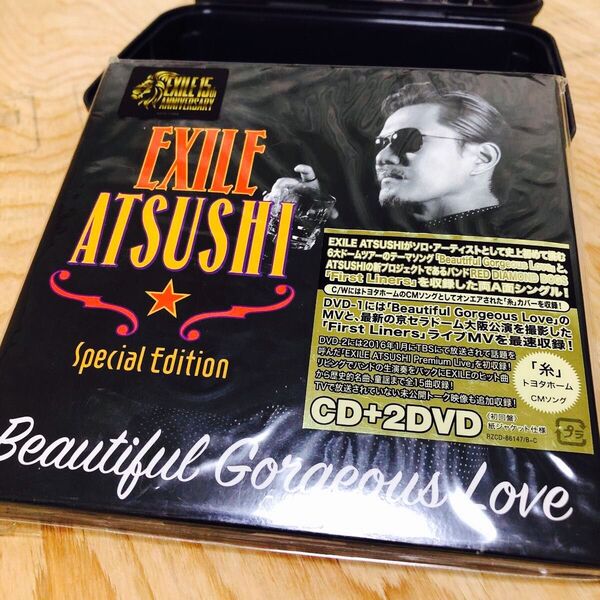 EXILE ATSUSHI beautiful gorgeous love(CD+2DVD)