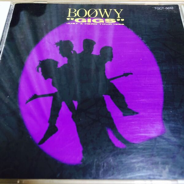 BOOWY GIGS JUST A HERO TOUR 1986 CD