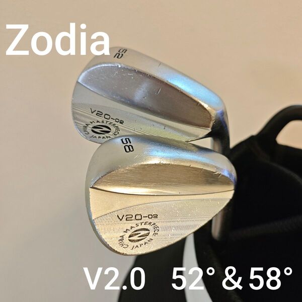 【Zodia】ゾディア ウェッジ V2.0-02 52° & 58° セット