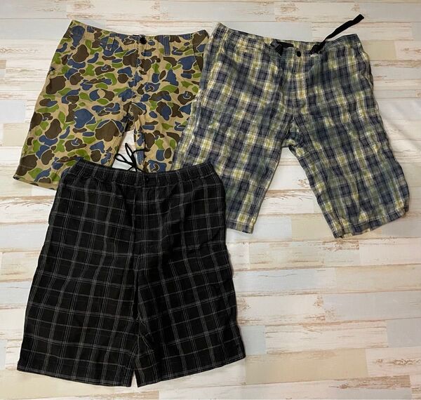 ショートパンツ ハーフパンツ 短パン 迷彩 3点セット まとめ売り