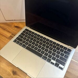 M2 MacBook air メモリ 16GB 500GB 英語配列 スターライト