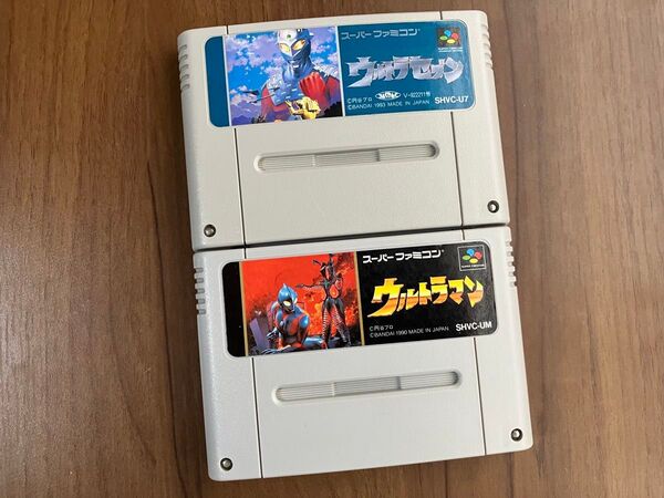 ウルトラマン ウルトラセブン スーパーファミコン メンテナンス済み
