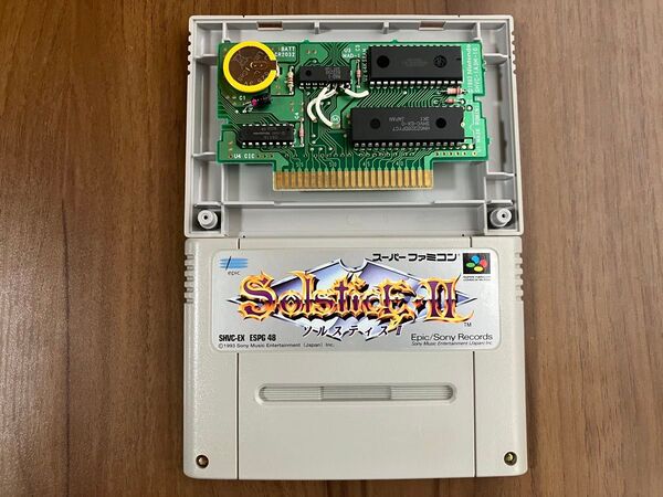 ソルスティス2 SolsticeⅡ スーパーファミコン 新品電池交換 メンテナンス済み