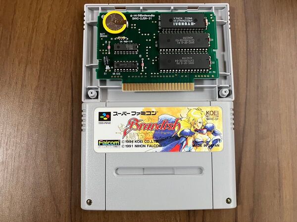 ブランディッシュ スーパーファミコン 新品電池交換 メンテナンス済み