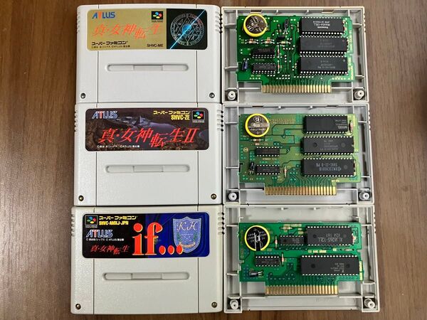 真女神転生 真女神転生2 真女神転生if… スーパーファミコン 新品電池交換 メンテナンス済み