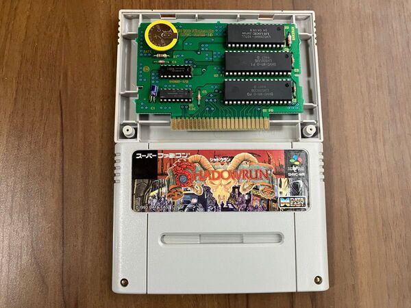 シャドウラン SHADOWRUN スーパーファミコン 新品電池交換 メンテナンス済み ラベルダメージ大