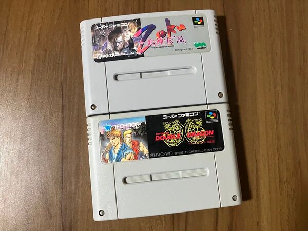 美神伝説 ZOKU リターンオブダブルドラゴン スーパーファミコン メンテナンス済み