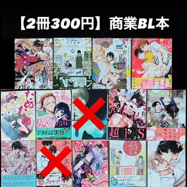 【2冊300円】商業BL本