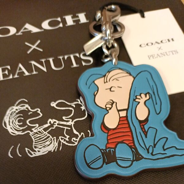 COACH PEANUTS ライナス バッグチャーム 新品 タグ、紙袋付き プレゼントにも☆
