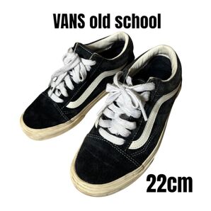 VANS old school women 22cm ネイビー