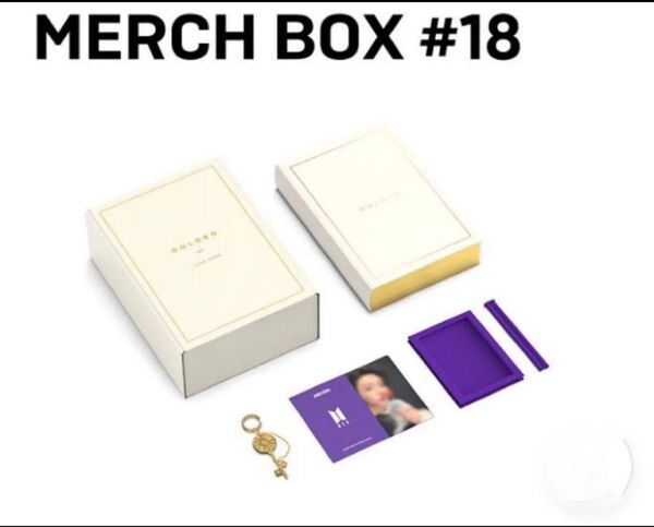 BTS Merch Box #18 (抜けなし) JUNGKOOK『GOLDEN』