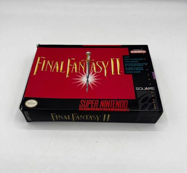 snes ファイナルファンタジー2 海外 北米版 箱 説明書付き 動作未確認