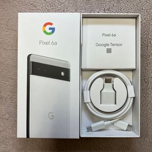 Google Pixel 6a 箱&付属品(USB-C 充電ケーブル、クイックスイッチアダプター(データ転送用))おまけ付き