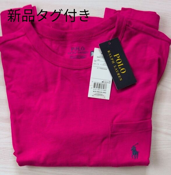 ポロラルフローレン Tシャツワンピース 半袖 Tシャツ S クルーネック おしゃれ