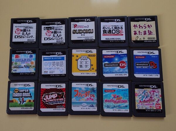 ニンテンドーDS ソフトのみ 15本 セット