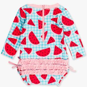 新品 Ruffle butts 水着 ラッシュガード ワンピース UPF50