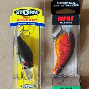 2個セット ラパラ オットズガレージ スリム6 7cm 14g ストーム オリジナルディープウイグルワート 5cm 12g